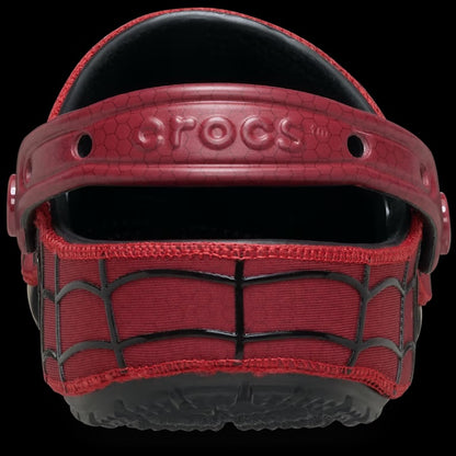 Crocs Spider-Man Neo Classic Clog M5 W7 heel view