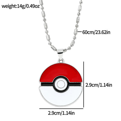 Anime-Style Ball Pendant Necklace | Collector Jewelry for Fans
