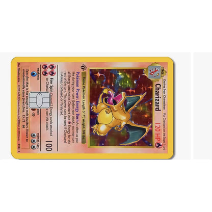 Anime-style card skin design 5 — matte PVC bank card decal