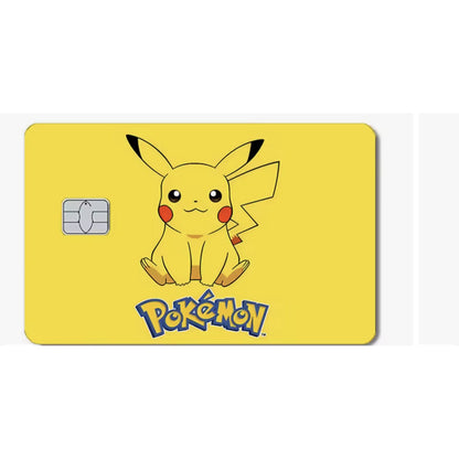 Anime-style card skin design 4 — matte PVC waterproof bank card decal