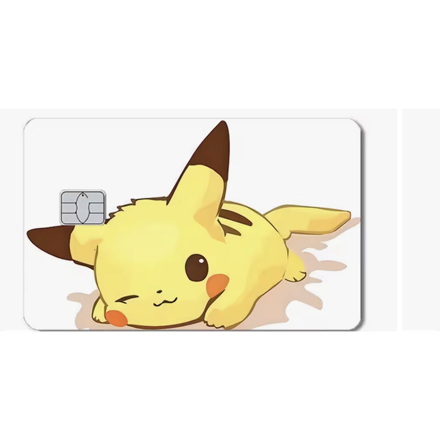 Anime-style card skin design 2 — matte PVC waterproof bank card decal