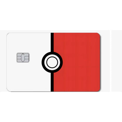 Anime-style card skin design 3 — matte PVC bank card decal