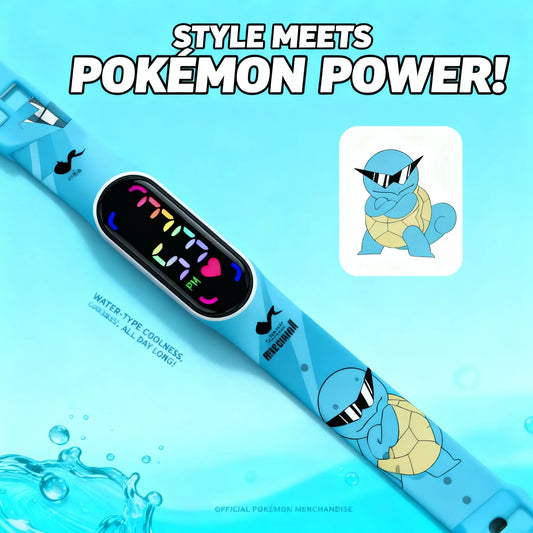 Anime-Style LED Wristwatch for Kids | Waterproof Character Watch