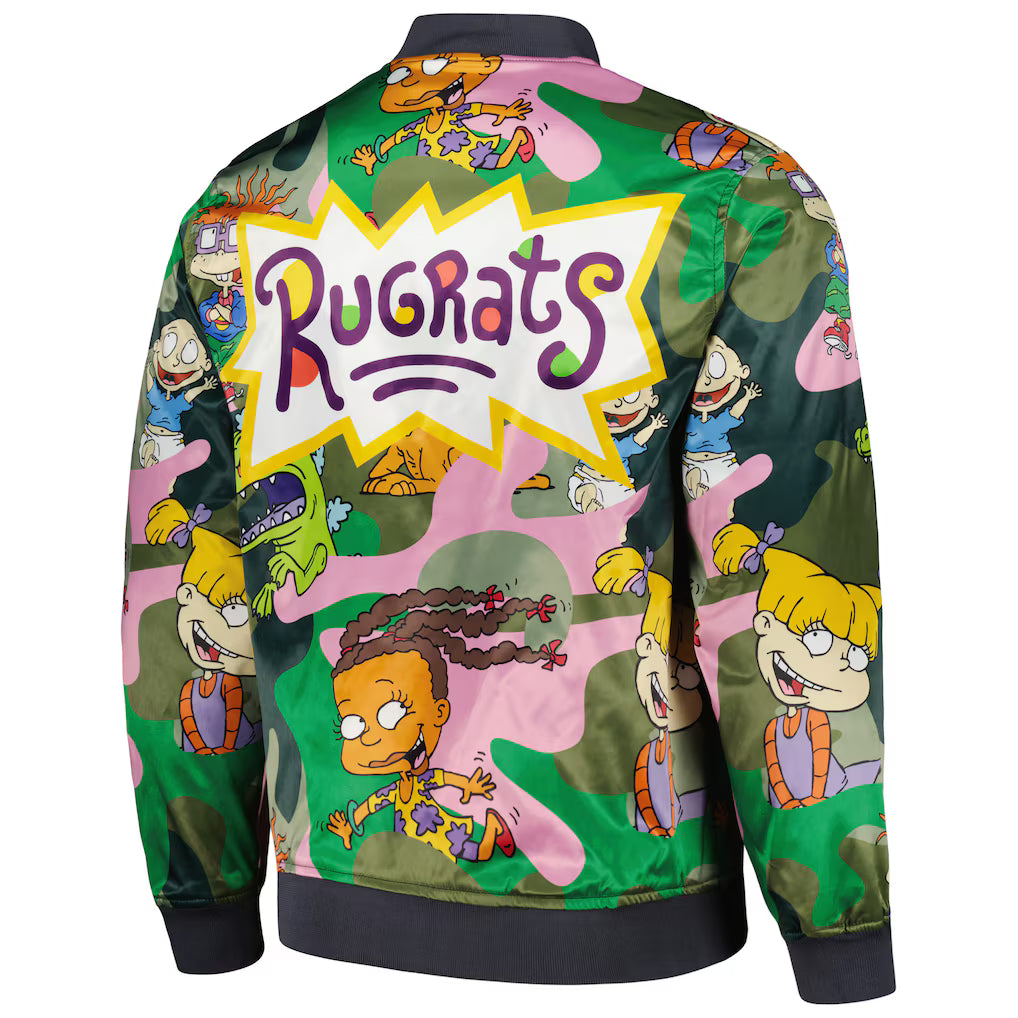 Rugrats Freeze Max Satin Full-Snap Jacket - Camo - M