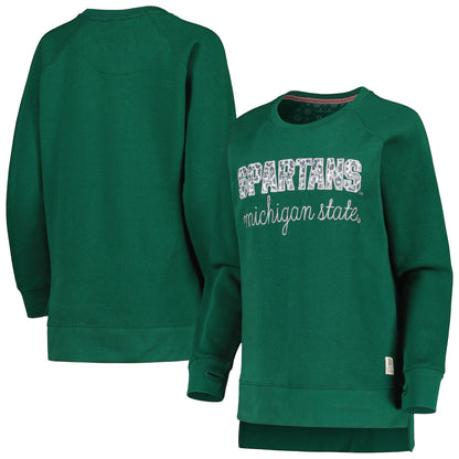 Michigan State Pressbox Steamboat Sweatshirt - Green - S