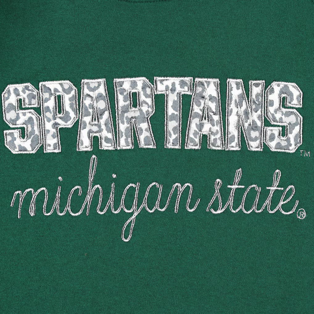 Michigan State Pressbox Steamboat Sweatshirt - Green - S